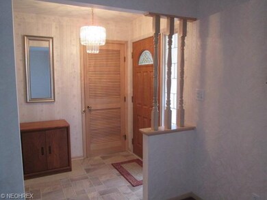 Front entry with guest closet