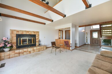 Living Room with Fireplace