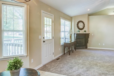 Dining room to family room