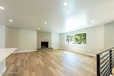 Living Room With Fireplace