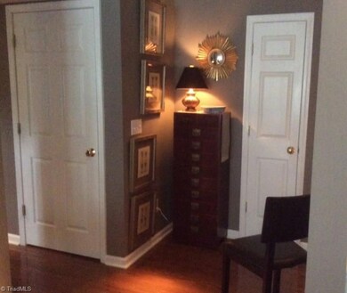 Hallway: A stylish transition from the living room to the kitchen and laundry.