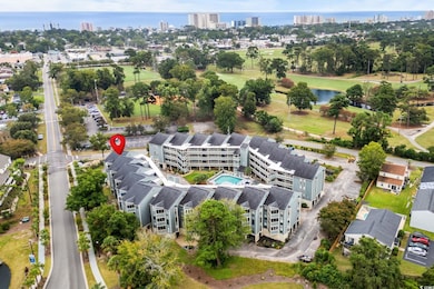 View of urban area with a nearby body of water