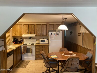 Kitchen view from living room