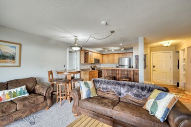 Living Area and Kitchen
