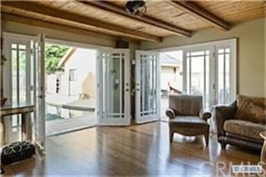 Family room also opens up to the pool area