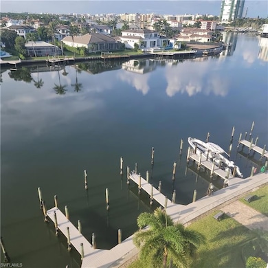 Your own boat dock in front of your condo with access to The Gulf of Mexico.