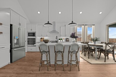 Kitchen with stainless steel appliances