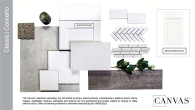 Design selections. This home is currently under co