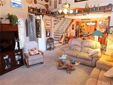 Another view of living room looking through dining
