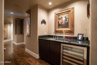Wet Bar and Wine Cooler
