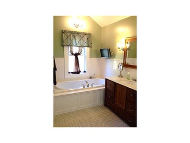 Master Bathroom. Shower + Tub + TV = Spoiled