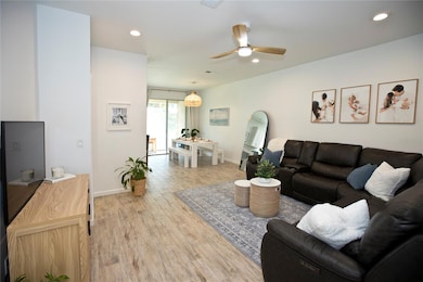 Great room to dining room