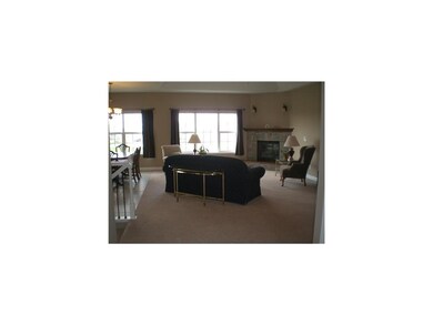 Living Room. Open living with gas fireplace, tray 