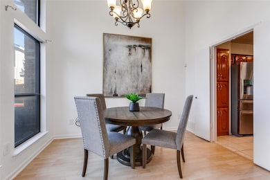 This Bright Space works as well for Dining as it d
