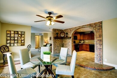 Spacious room and open kitchen view