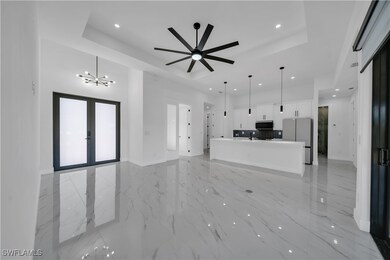 Unfurnished living room featuring recessed lightin