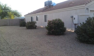 East side of home