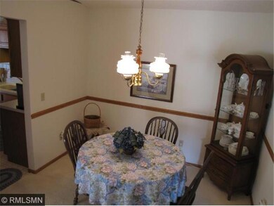 Dining area just off the kitchen and living room.