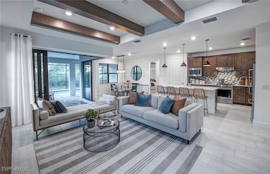 Photo is from a furnished model. Options for this