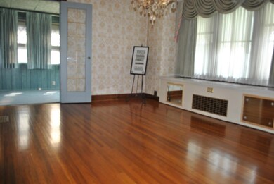 Dining room with window seat & built ins