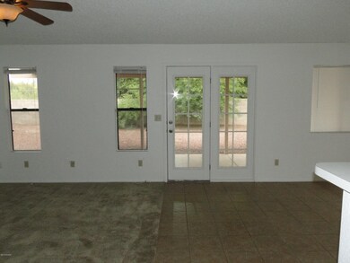 Entrance to backyard covered patio