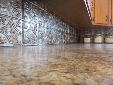 Tin Backsplash - New Counter Tops