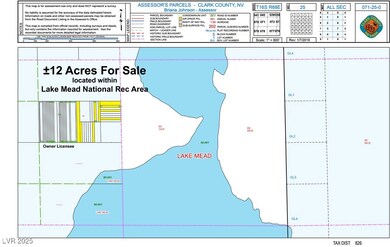 Clark County Assessor Map of area
