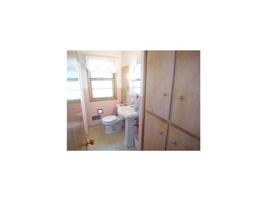 Bathroom. Updated sink and stool