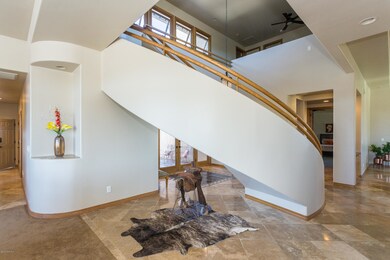 Arched Wood Stairway
