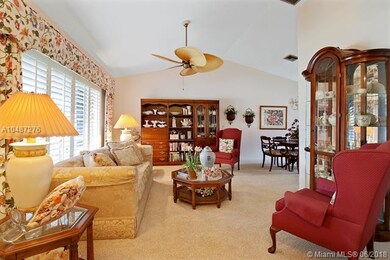 Living Room with Views of Front Yard and Patio