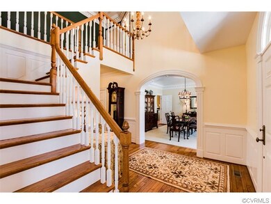 Formal Entrance Foyer with view to Dining Room.  N