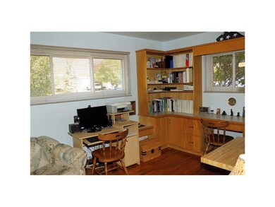 Bedroom. Bedroom / office  with hardwood floors.