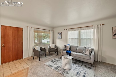 View of living area