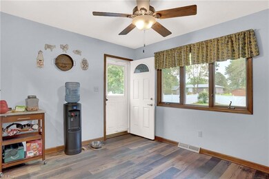 Eat in kitchen area, which takes you to the fenced