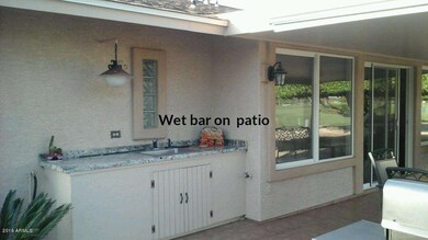 Patio with wet bar