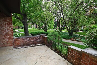 Patio with courtyard view