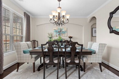 This space is large enough for your beautiful formal dining room set.