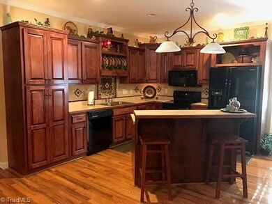Kitchen with island