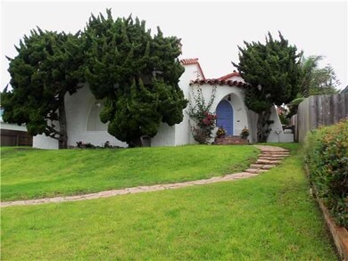 Expansive front yard