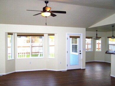 Spacious Living Room with bay area