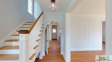 Entryway. All wood floors have been refinished to 
