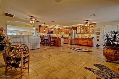 Versailles Pattern tumbled travertine