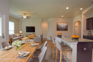 Dining Room/Living Room AI Staged