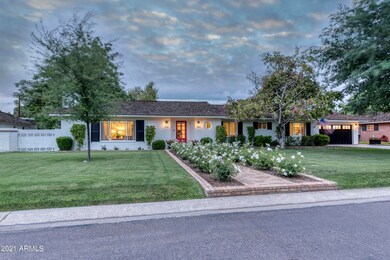 Front View at Sunset