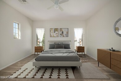 Primary Bedroom Virtually Staged