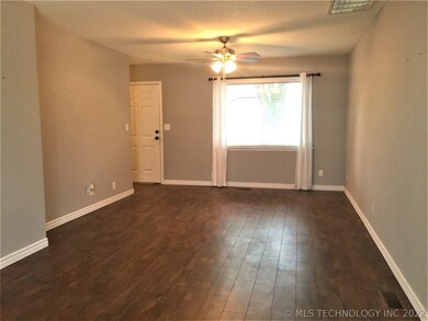 Beautiful living room! New floors and paint!