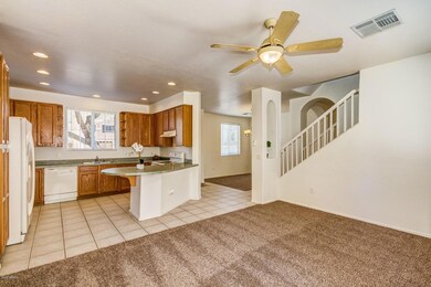 Great room to Entry and Dining Bar area