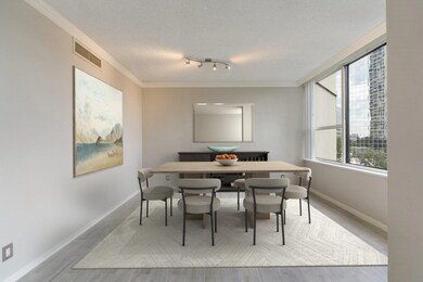 Formal dining space. Virtually staged.