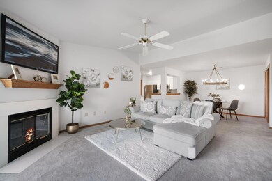 Spacious living room