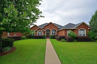 Corner lot offers side entry garage ~